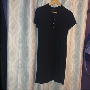 Talbots Polo Dress Black Size M